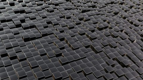 Cubes array as abstract 3d background
