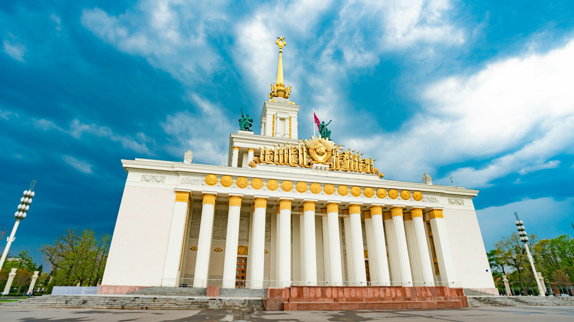 Moscow,Russia. Exhibition of achievements of the national economy. VDNH