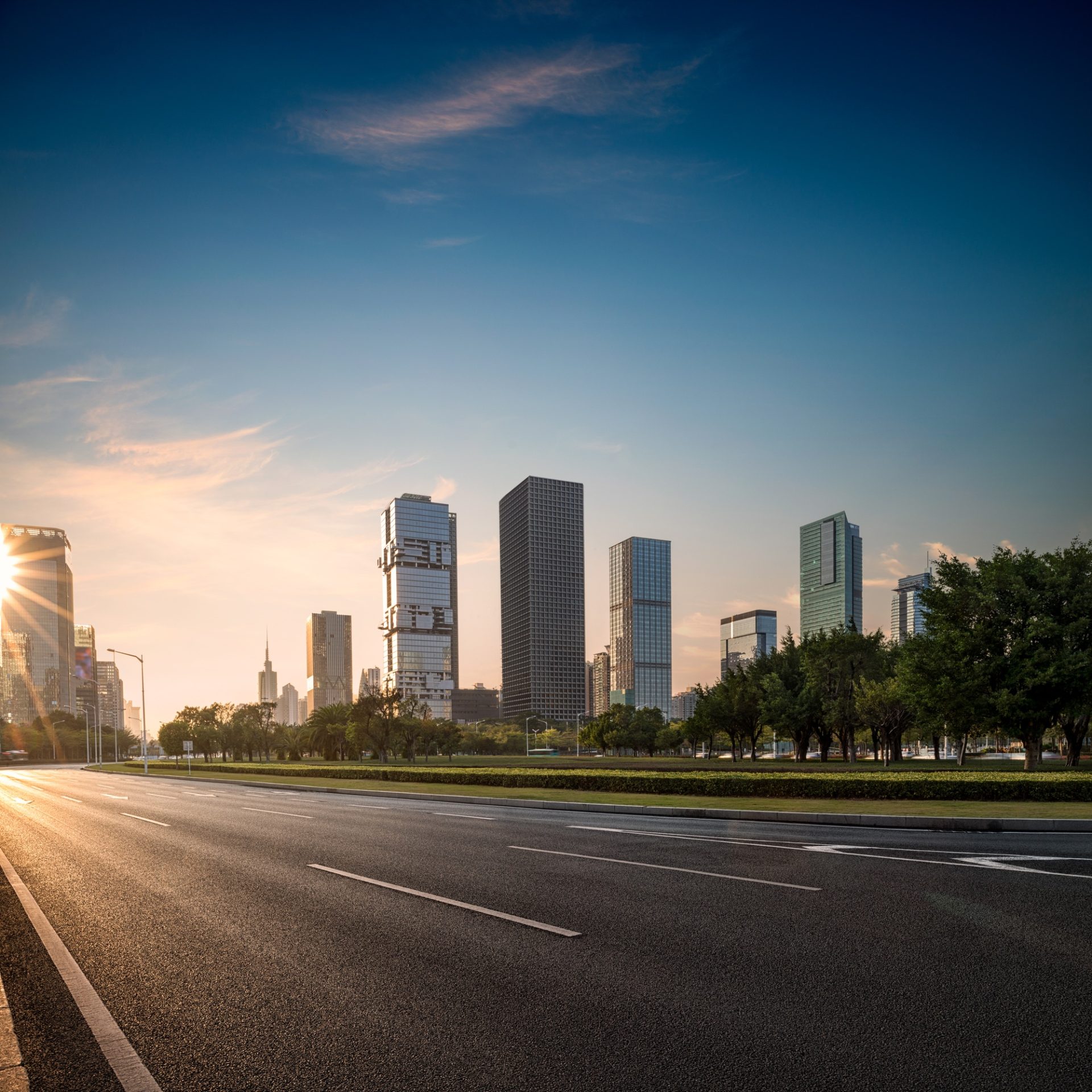 road and cities